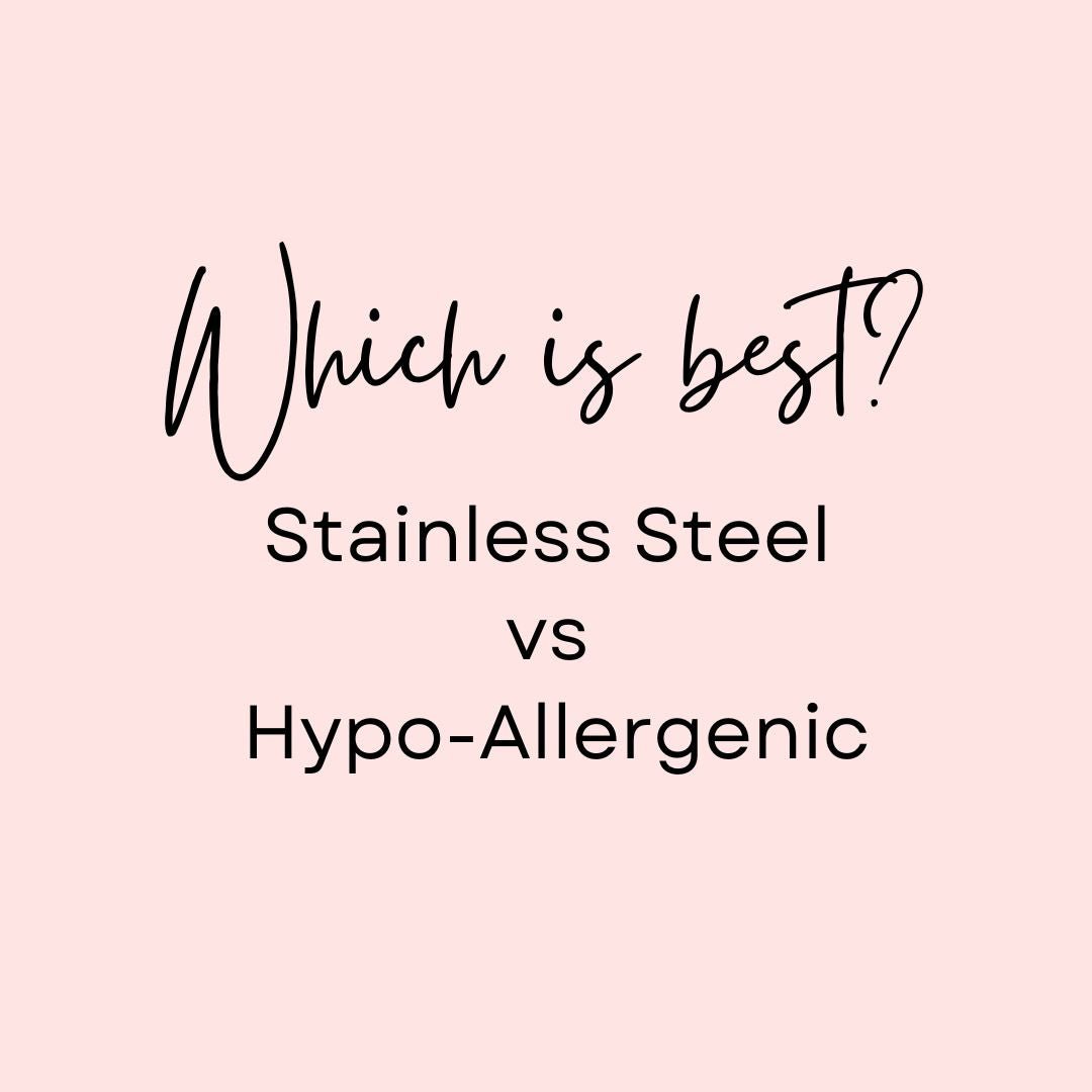 Hypoallergenic vs Stainless Steel Earring Posts - Kit & Co.