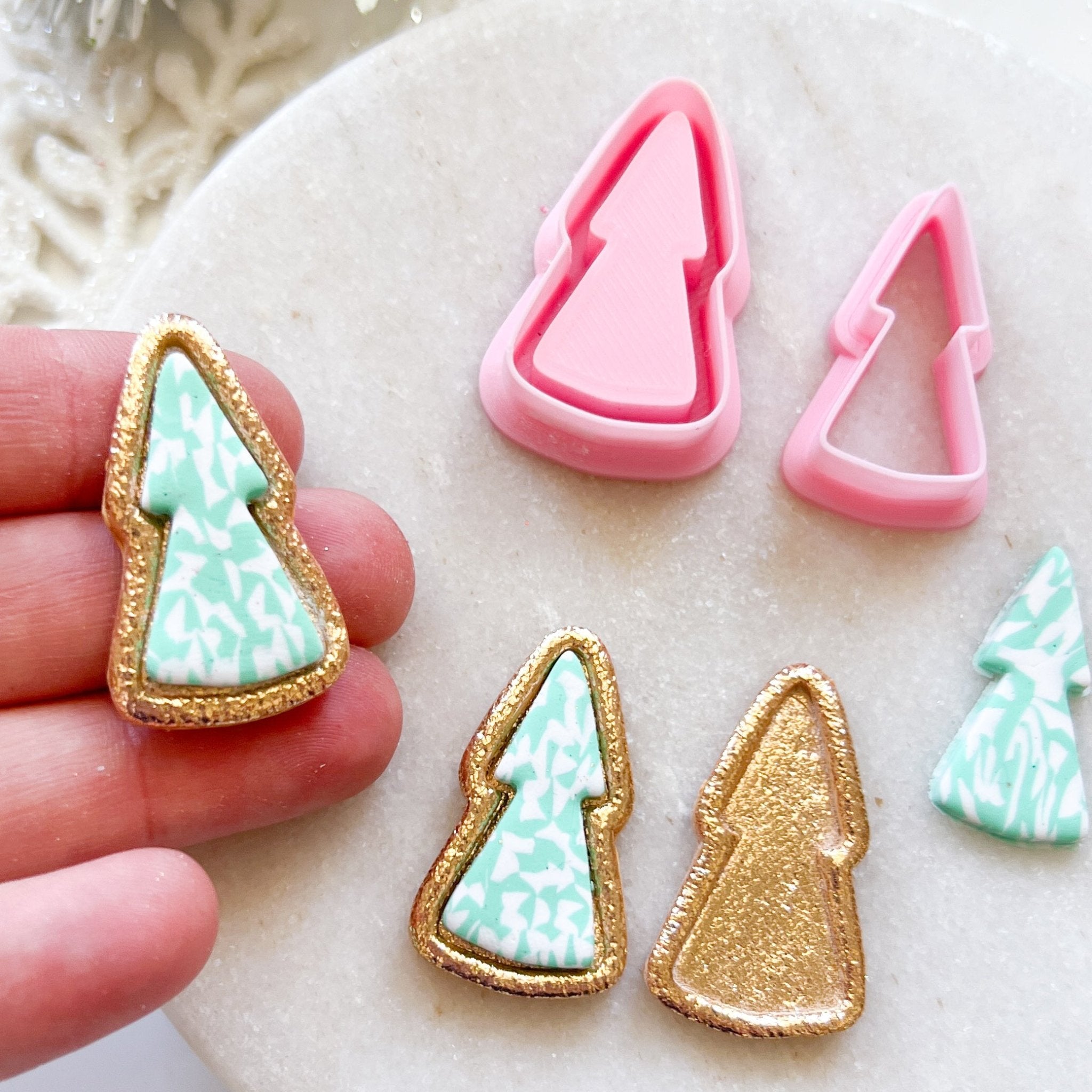 “Embossed Tree” (2pc) - Kit & Co.Cutter