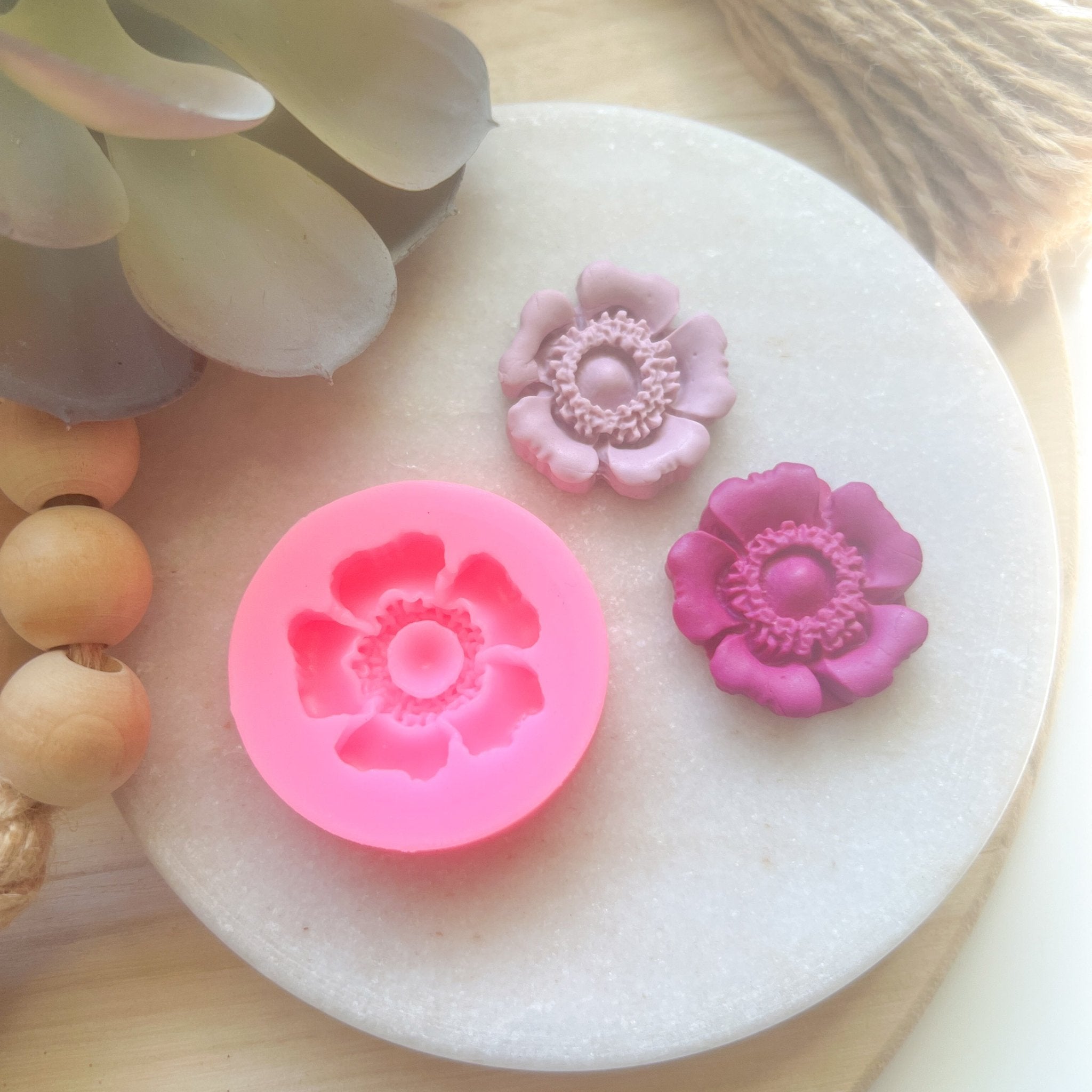 “Single Poppy" - Silicone Mould - Kit & Co.Mould