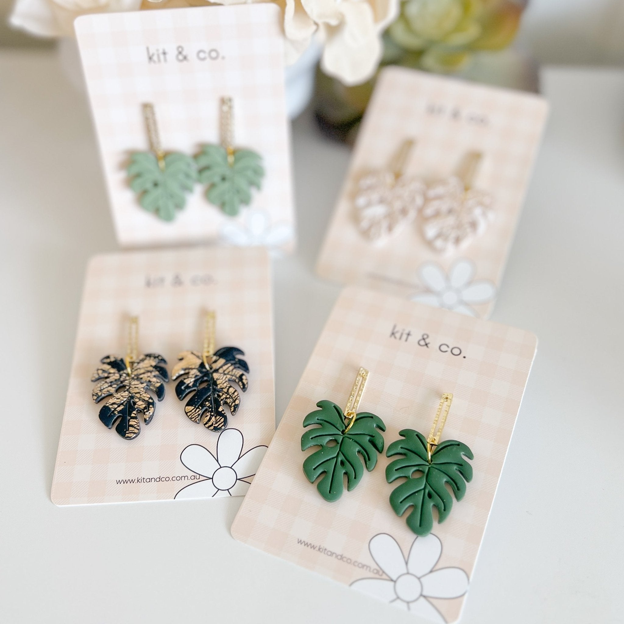"Monstera 2" Clay Cutter - Kit & Co.Cutter