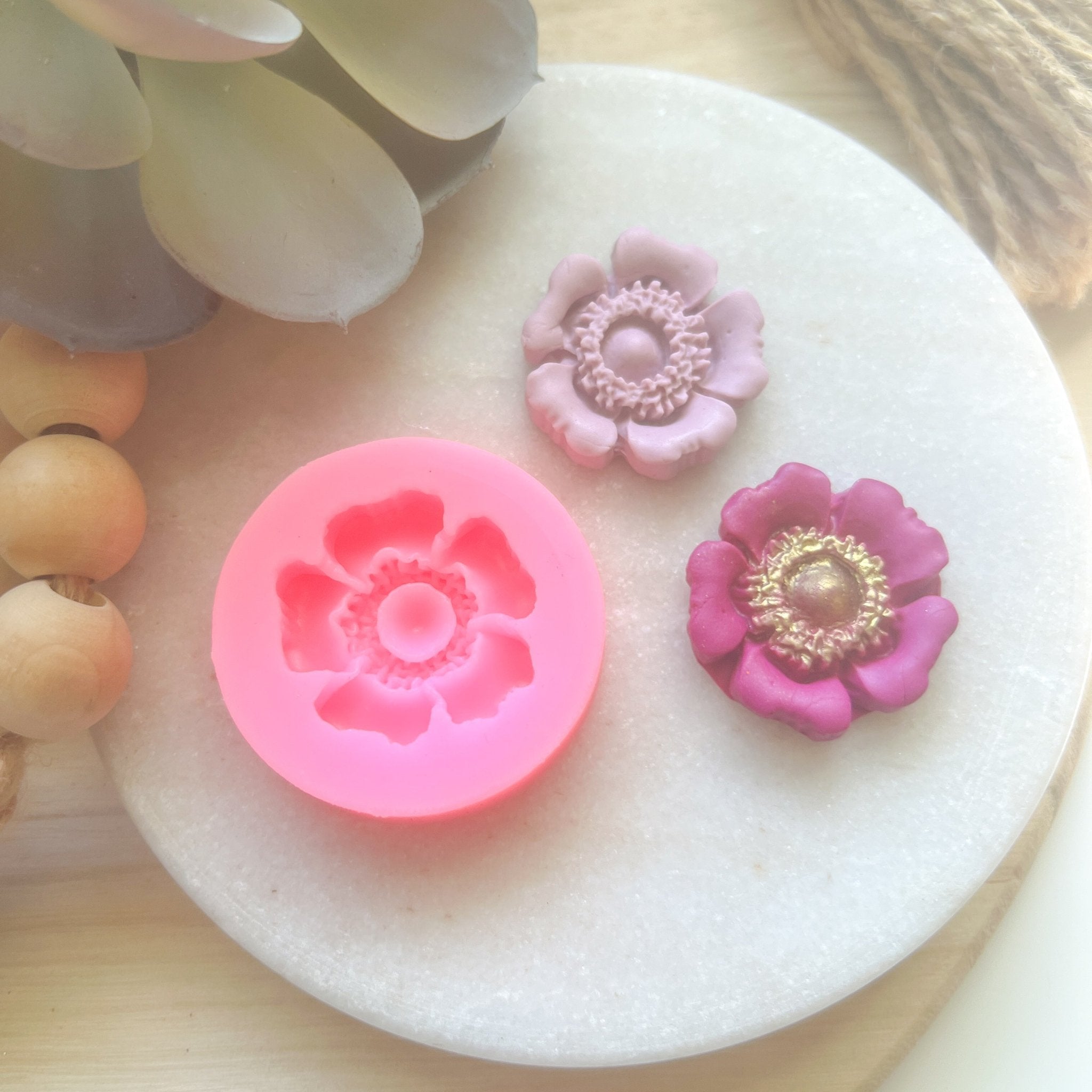 “Single Poppy" - Silicone Mould - Kit & Co.Mould