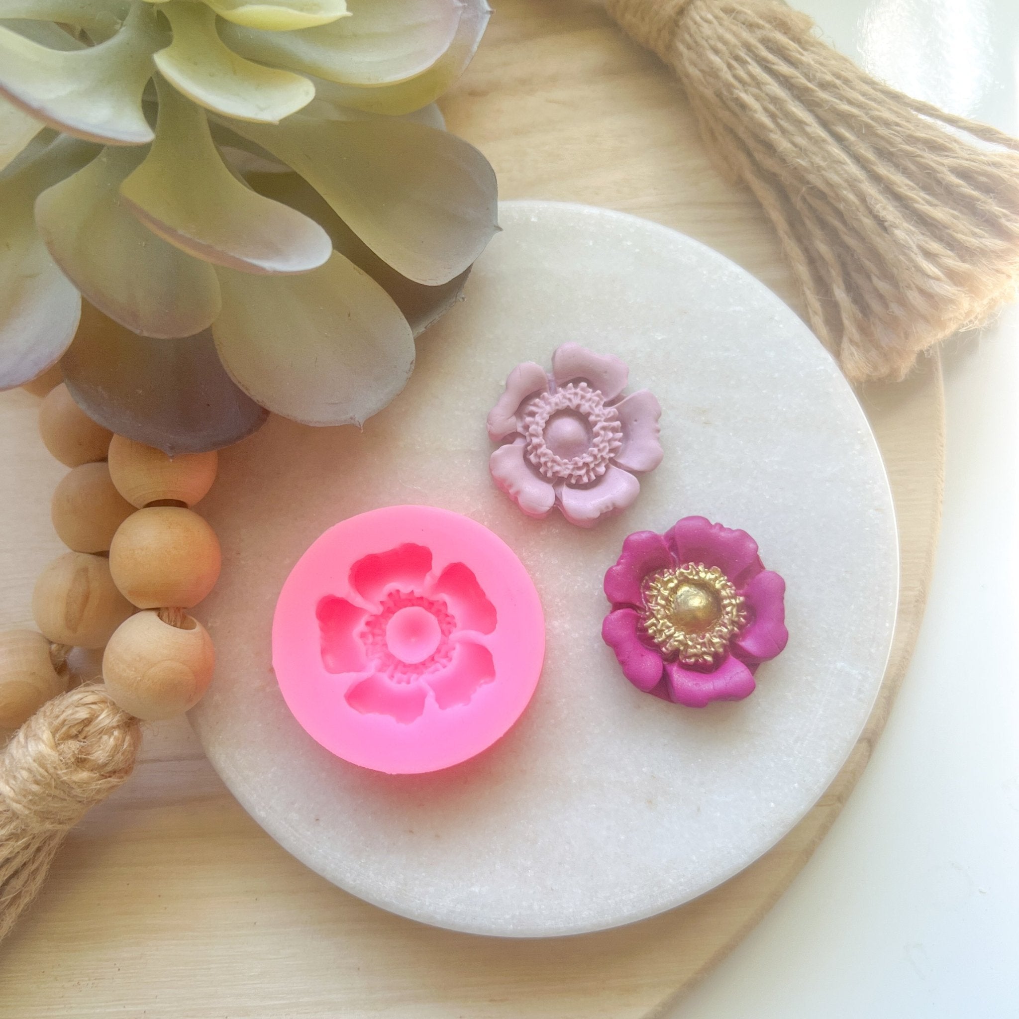 “Single Poppy" - Silicone Mould - Kit & Co.Mould