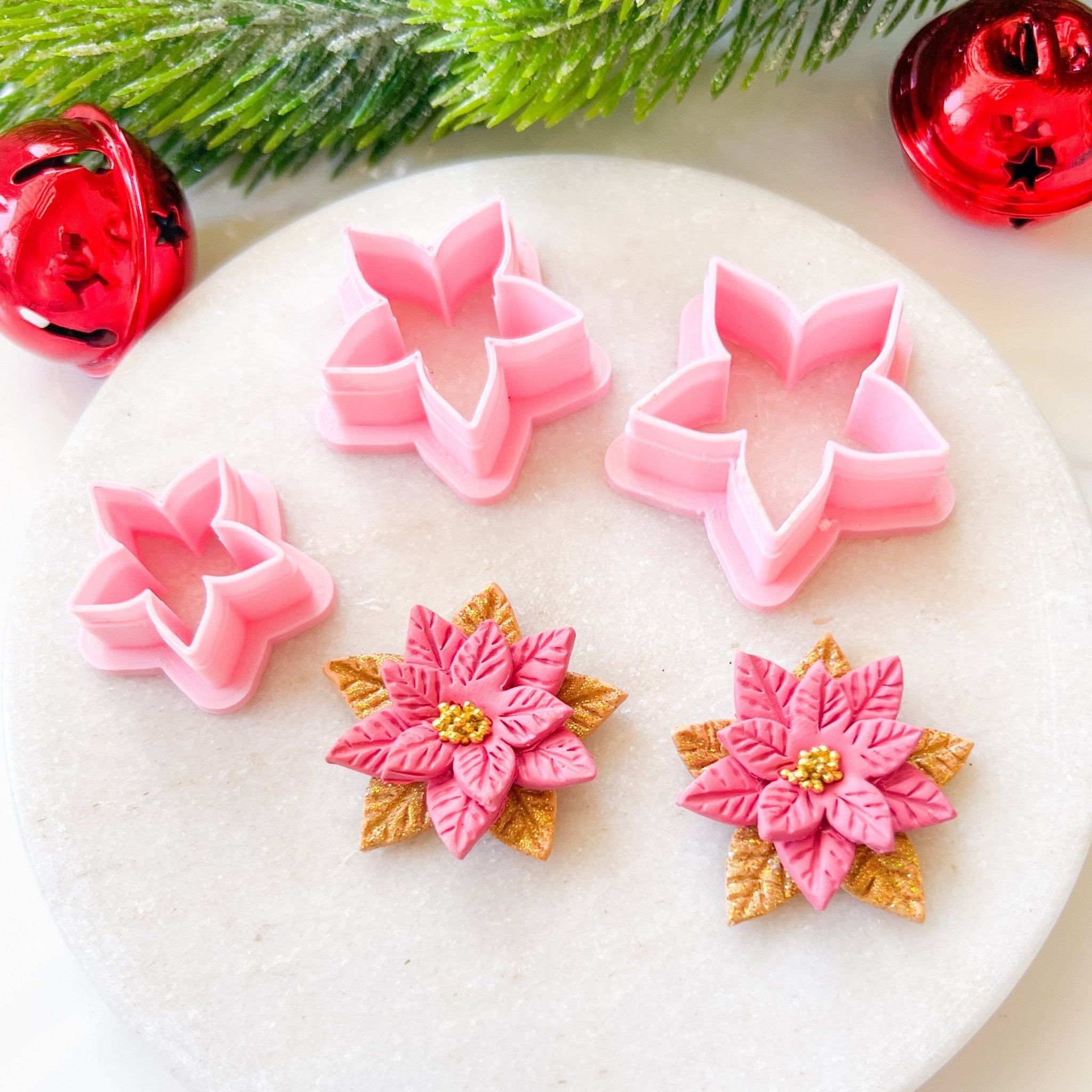 "Poinsettia" Cutter Set (3pc) - Kit & Co.Cutter