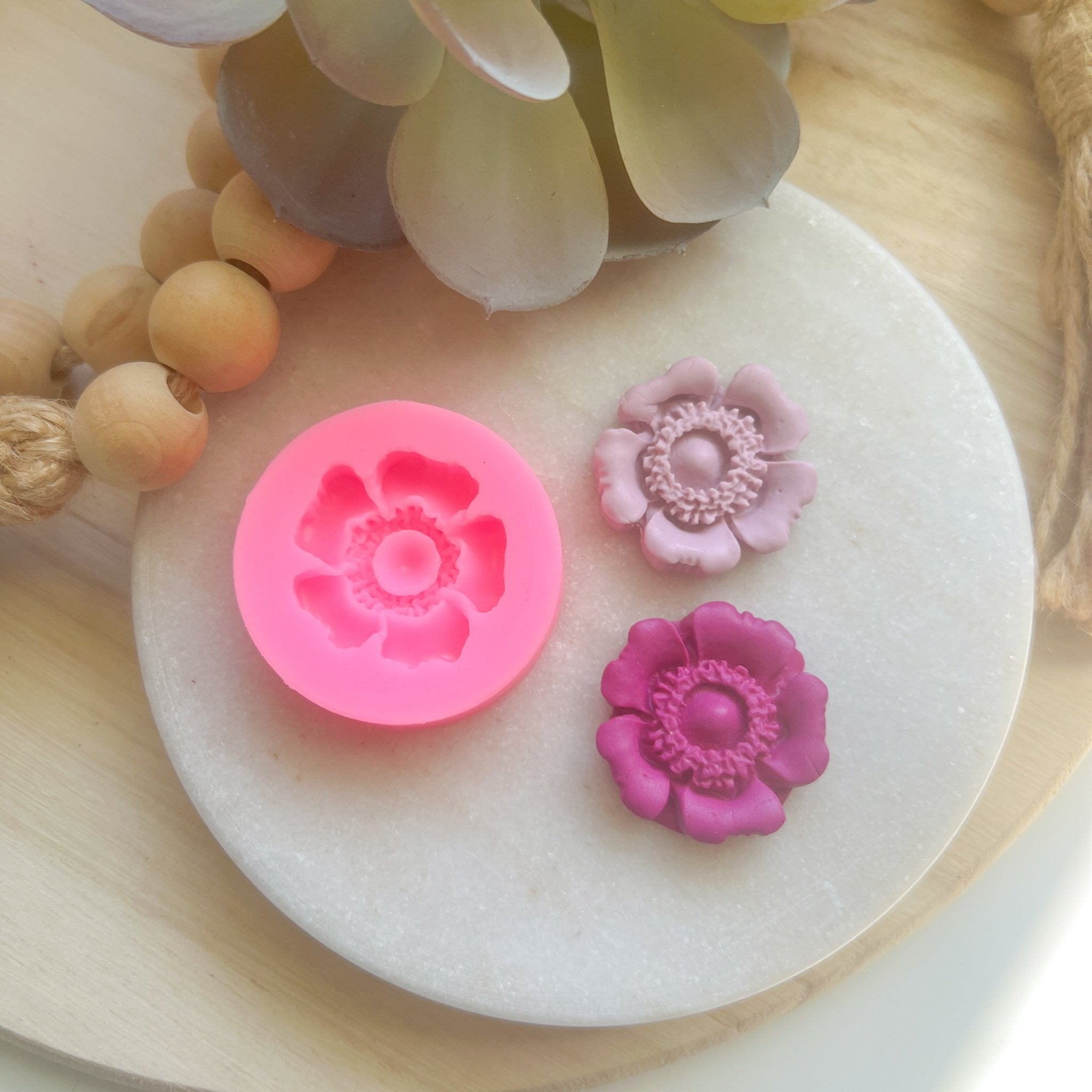 “Single Poppy" - Silicone Mould - Kit & Co.Mould