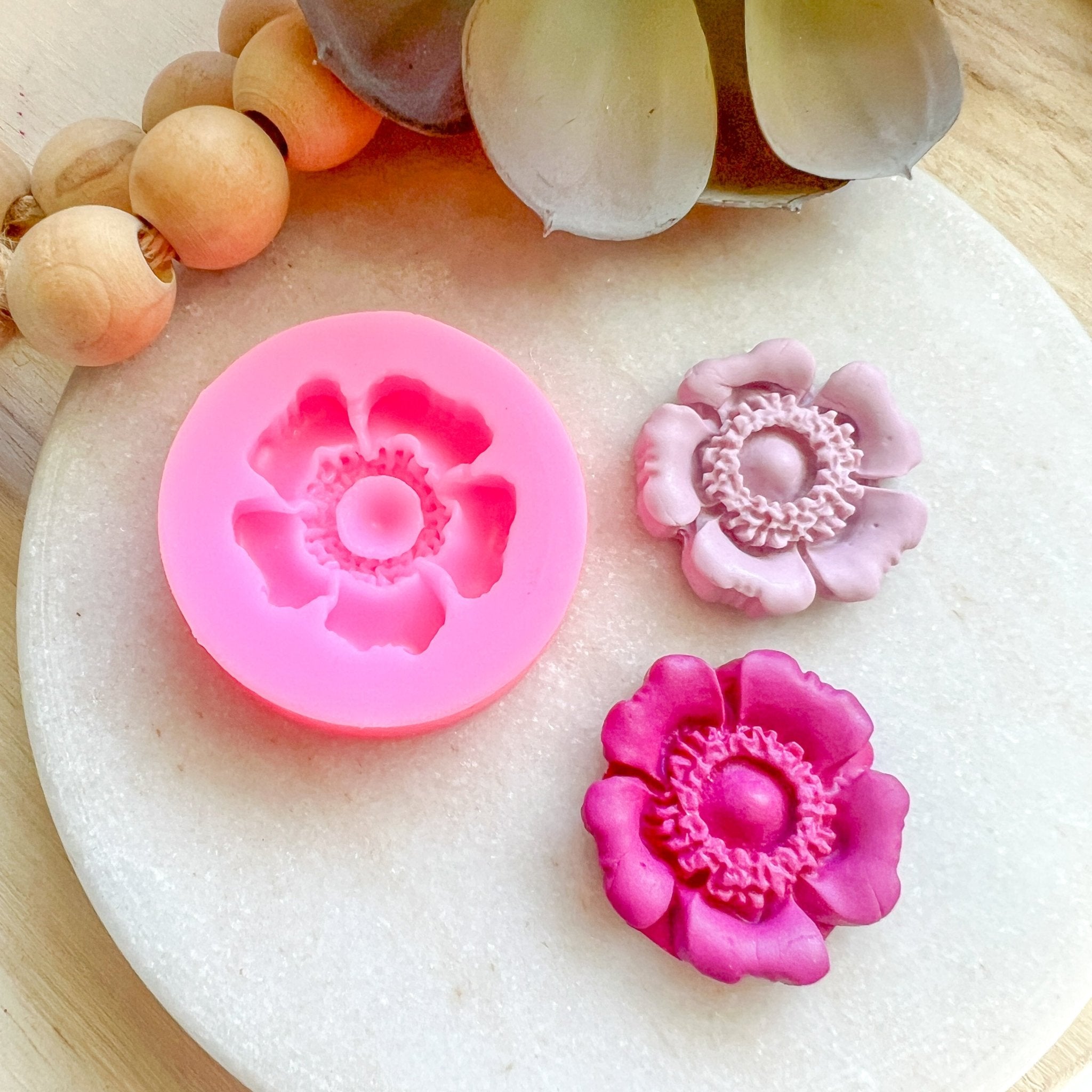 “Single Poppy" - Silicone Mould - Kit & Co.Mould