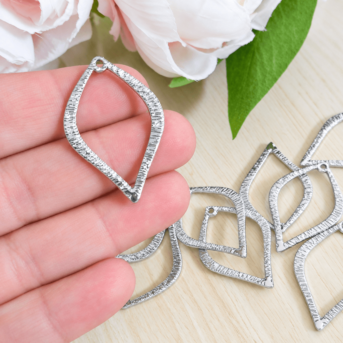 "Carrie" Charm (10pcs) - Choose Colour - Kit & Co.Jewelry FindingsGold