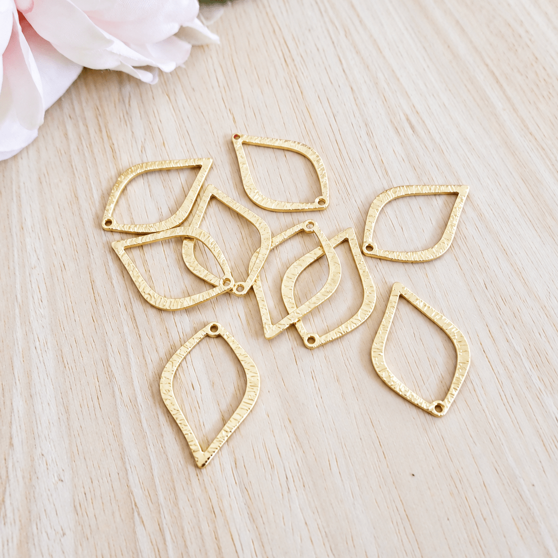 "Carrie" Charm (10pcs) - Choose Colour - Kit & Co.Jewelry FindingsGold