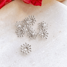 Brass Stamen 1 Silver (10pc) - Kit & Co.Jewelry Findings