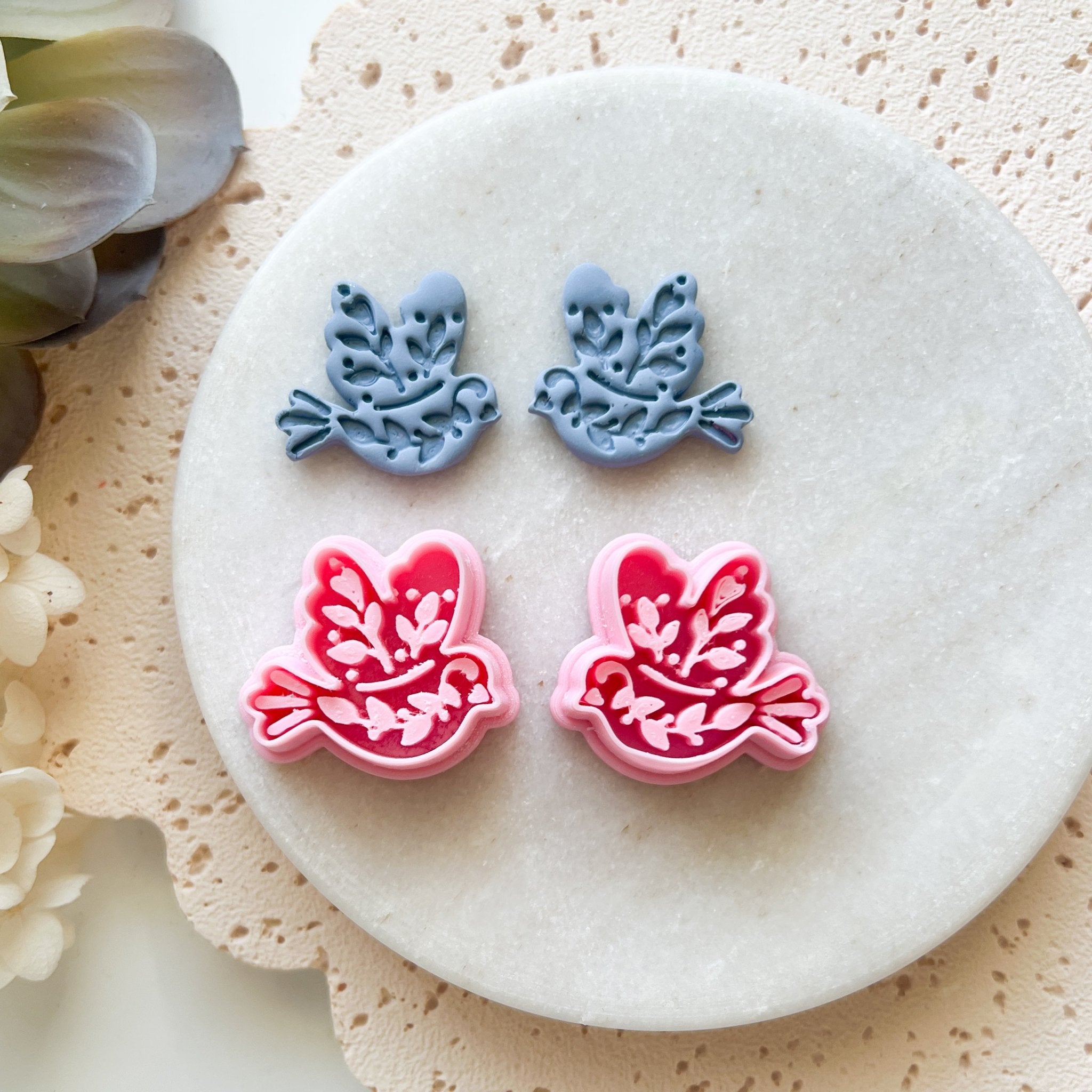 "Boho Bird" Mirror Set (2pc) - Kit & Co.Cutter