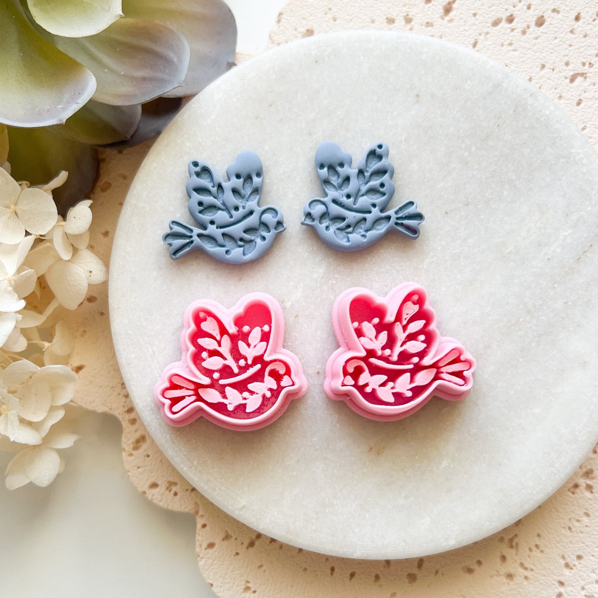 "Boho Bird" Mirror Set (2pc) - Kit & Co.Cutter