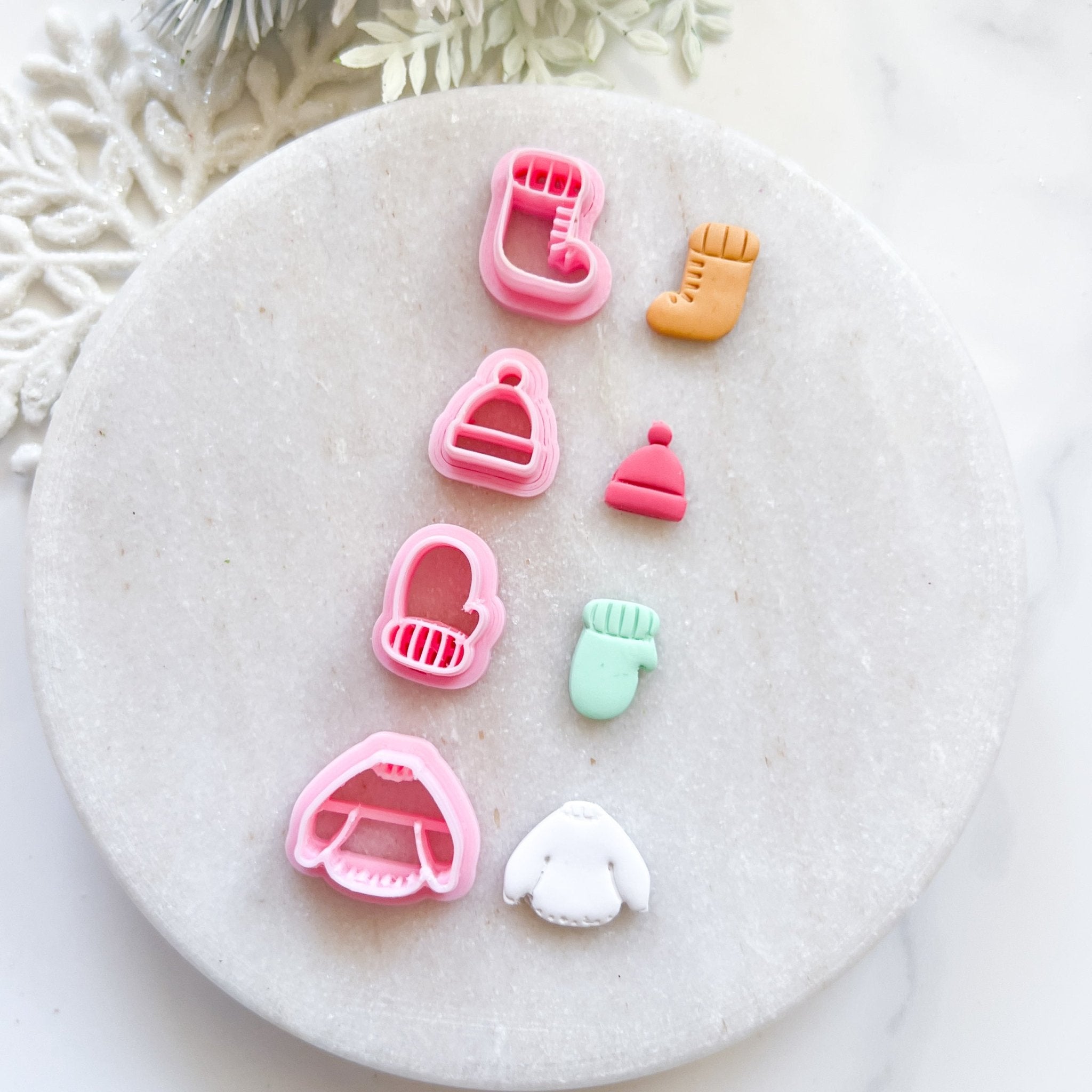 Christmas Stud Set - Winter (4pc) - Kit & Co.Cutter