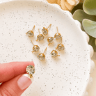 "Rhinestone Posts" NEW Choose Colour - Kit & Co.ToolsGold