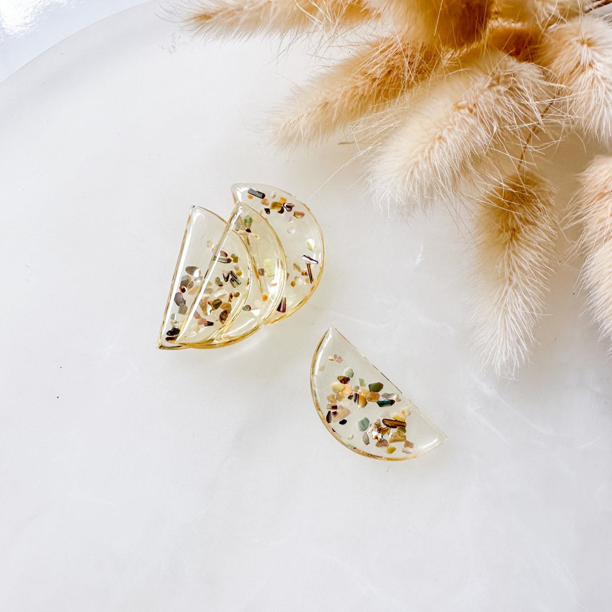 “Beachy” Acrylic Charm (4pc) - Kit & Co.Jewelry Findings