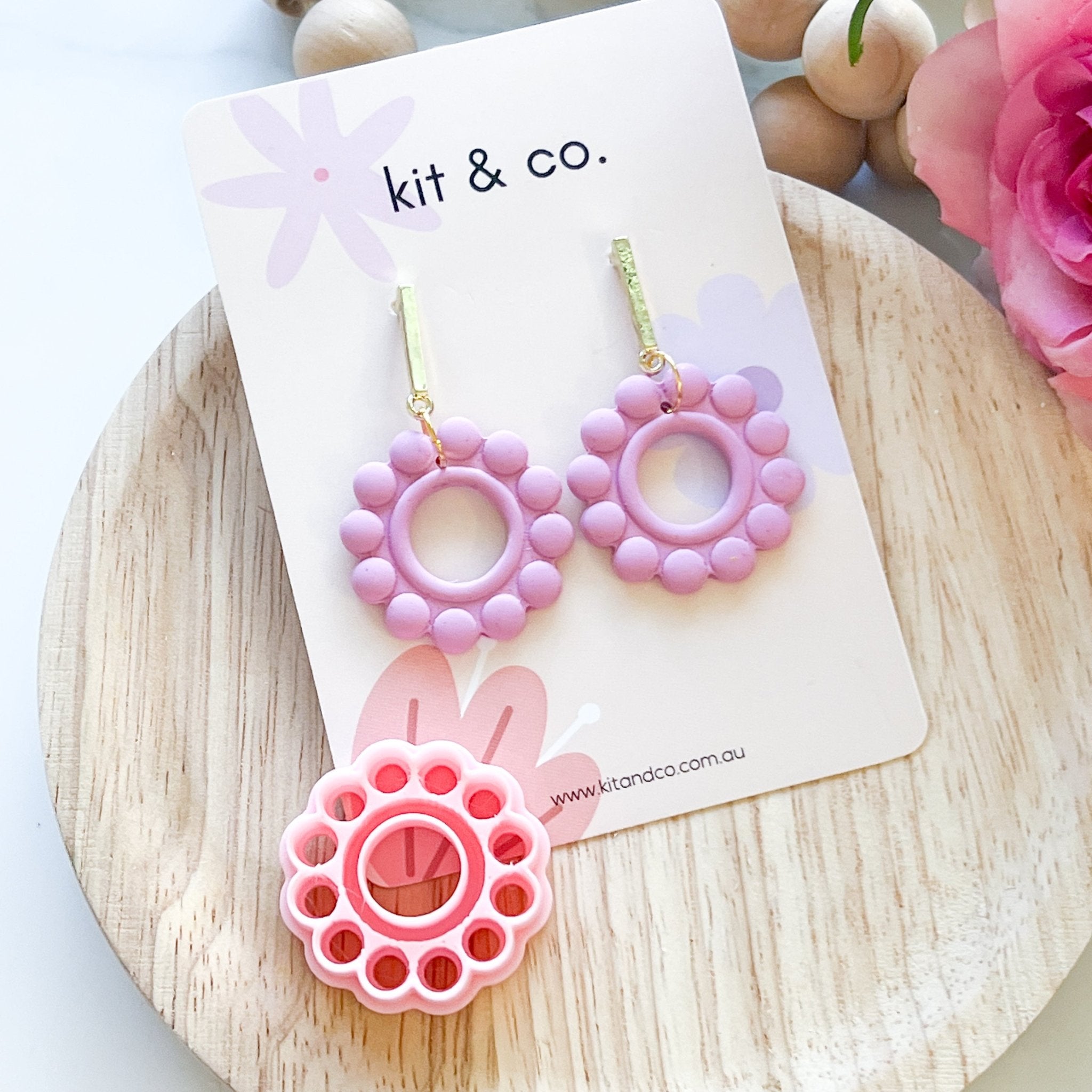 “Beaded Circle" Clay Cutter NEW! - Kit & Co.Cutter