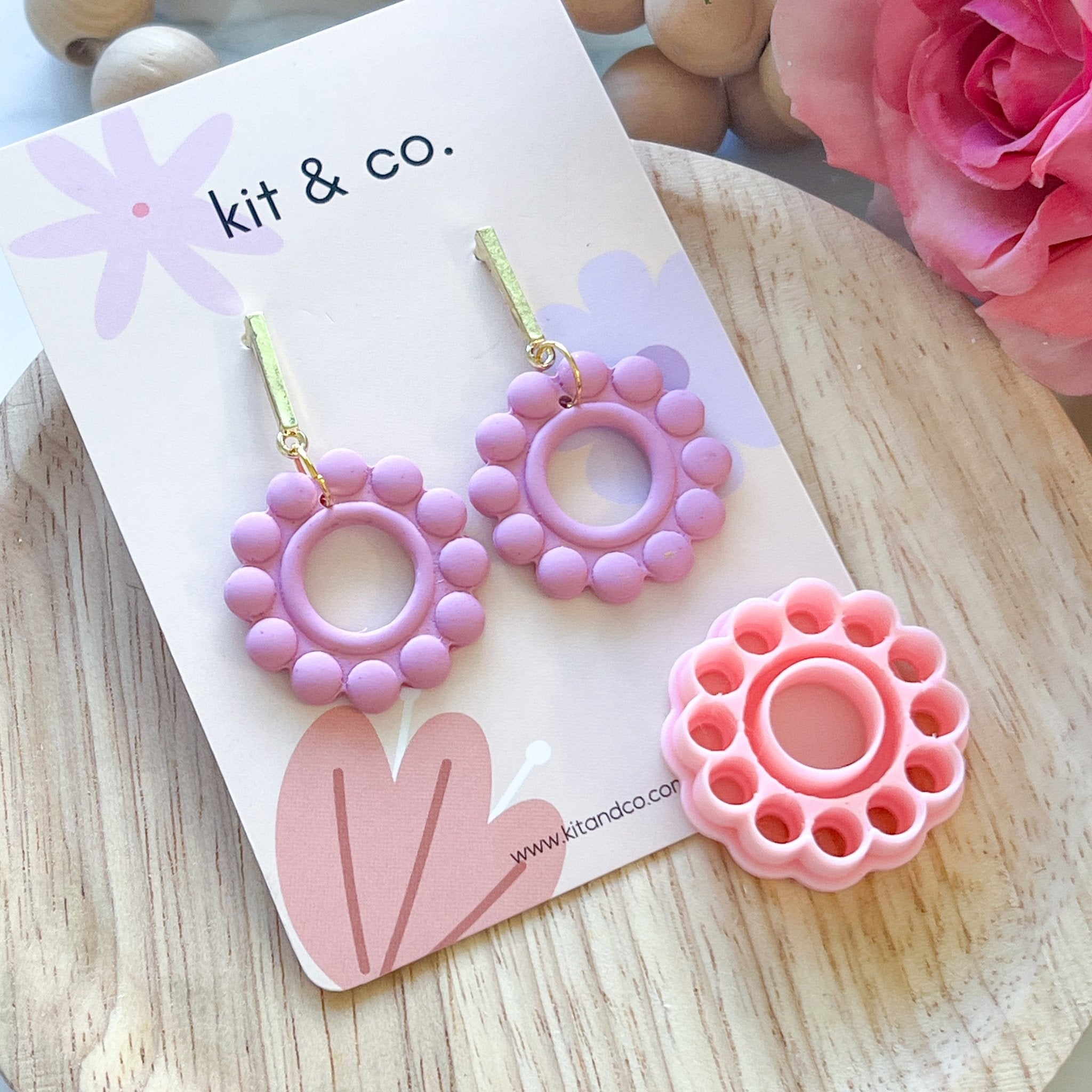 “Beaded Circle" Clay Cutter NEW! - Kit & Co.Cutter
