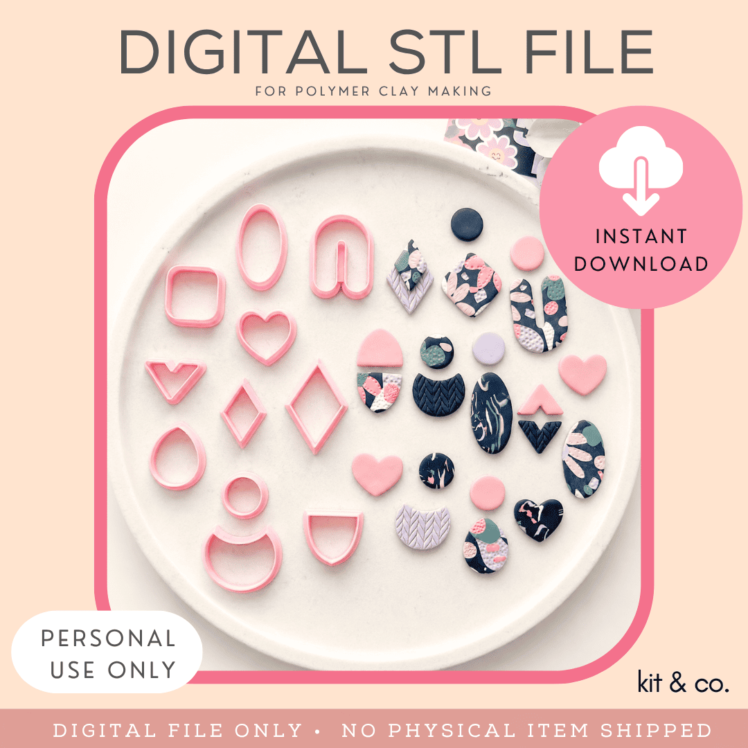 "Brilliant Basics" - STL FILE DOWNLOAD - Kit & Co.STL Digital File