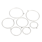 kitandco.com.au 30mm Silver Hoop Earrings - Surgical Stainless Steel 20pcs