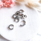 kitandco.com.au Cat Supplies Stainless Steel Huggie Hoops - 10pcs Silver