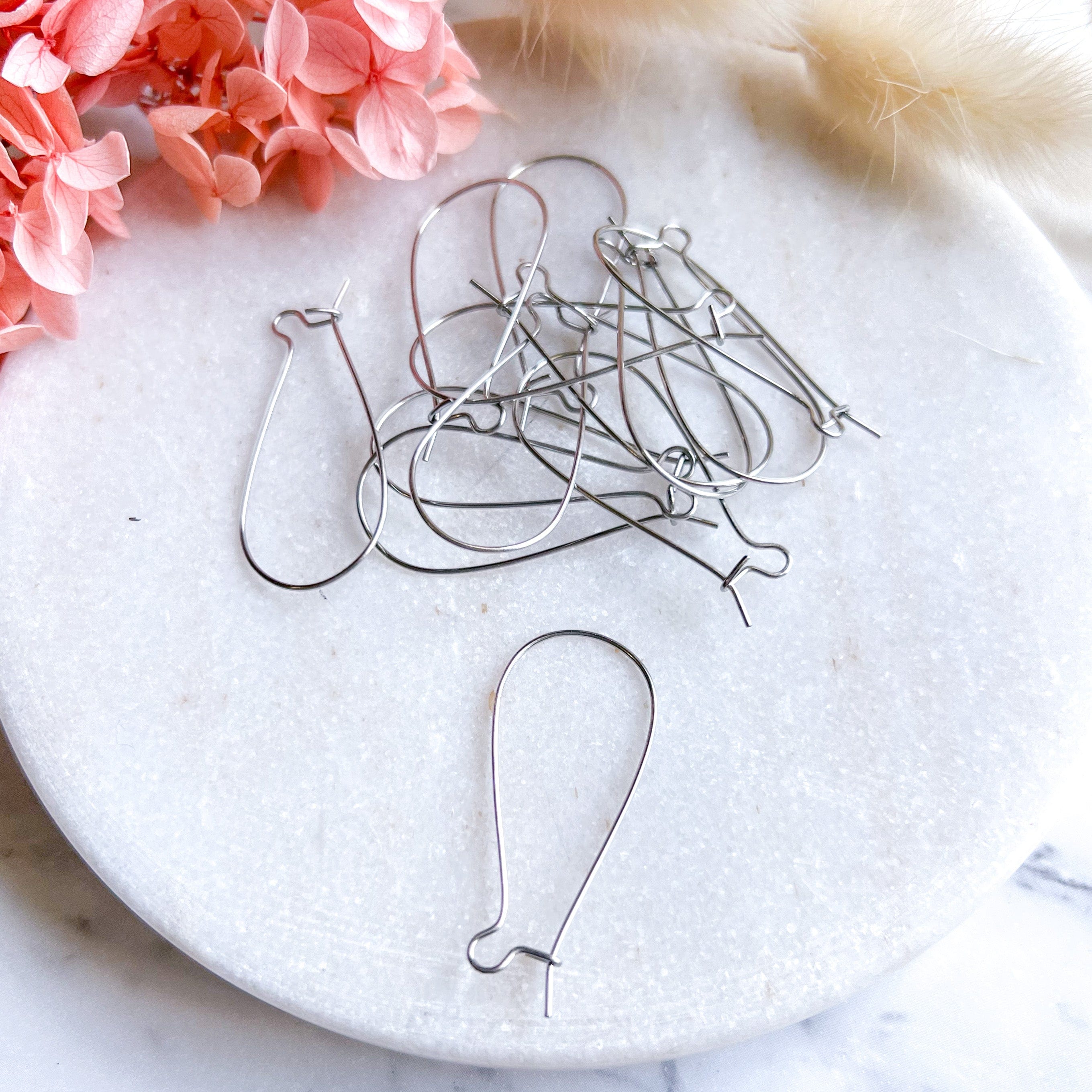 kitandco.com.au Cat Supplies Stainless Steel Kidney Hook - 50pcs