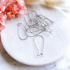 kitandco.com.au Cat Supplies Stainless Steel Kidney Hook - 50pcs