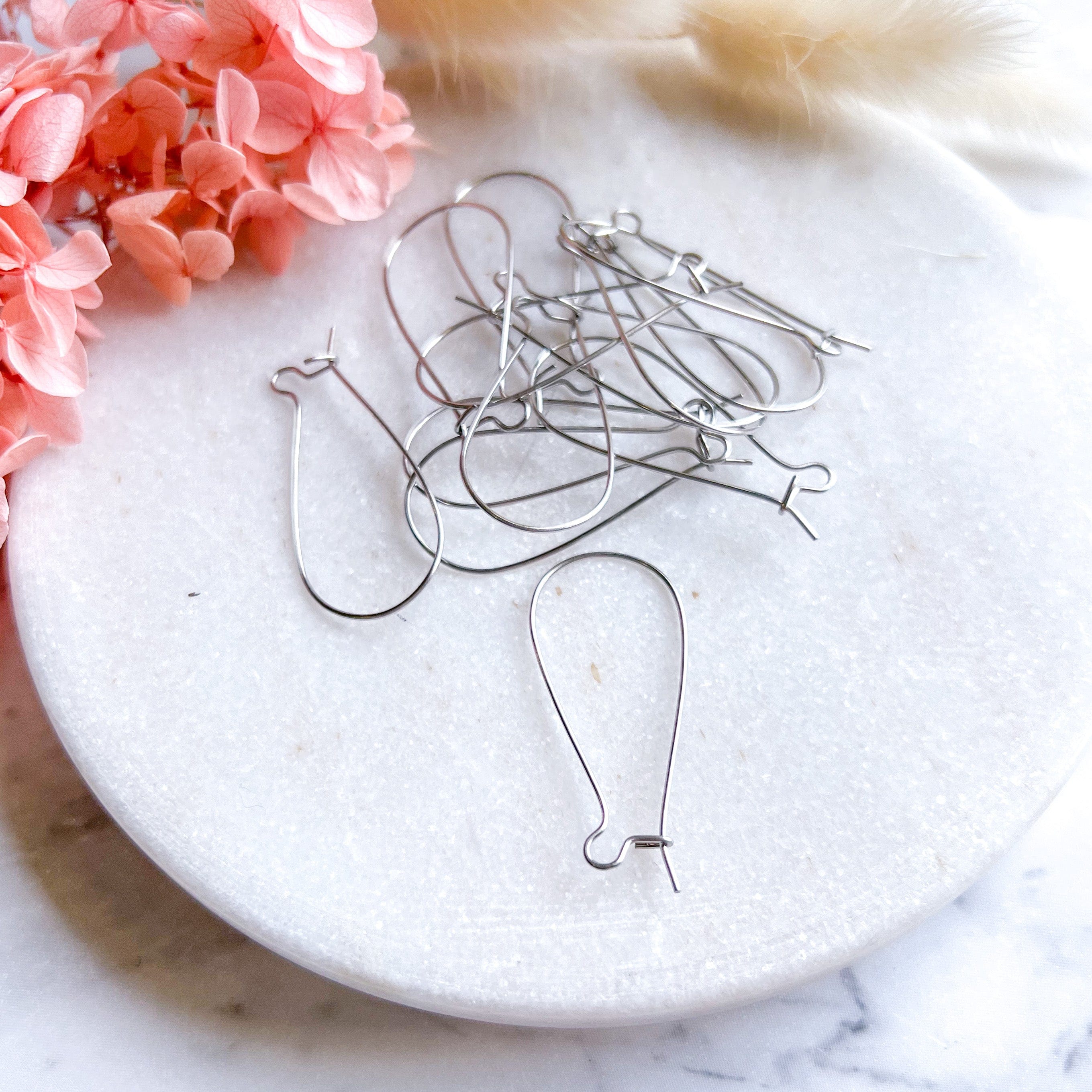 kitandco.com.au Cat Supplies Stainless Steel Kidney Hook - 50pcs