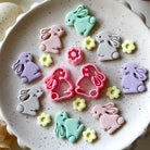 kitandco.com.au Cutter Bunny & Flower Set (3 pcs)