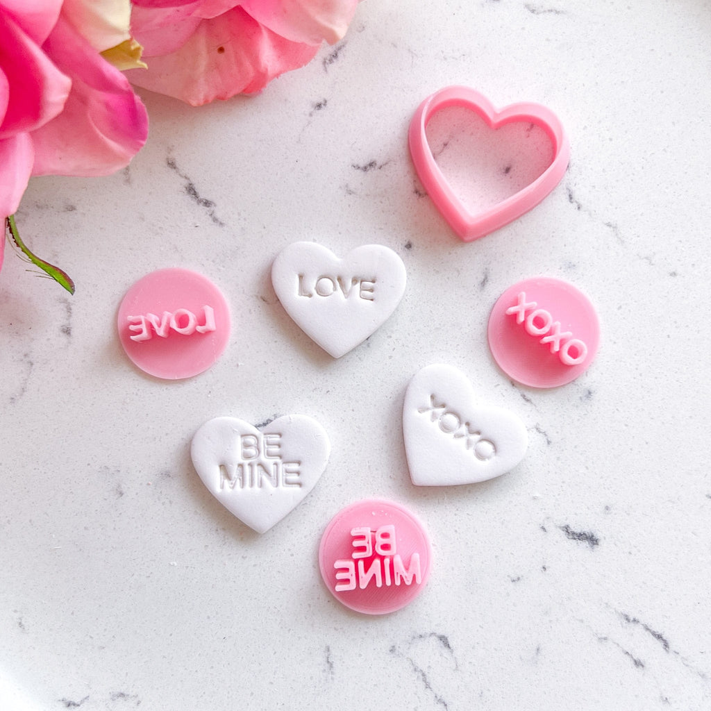 kitandco.com.au Cutter Candy Heart - Mega Stud Set (4pc)