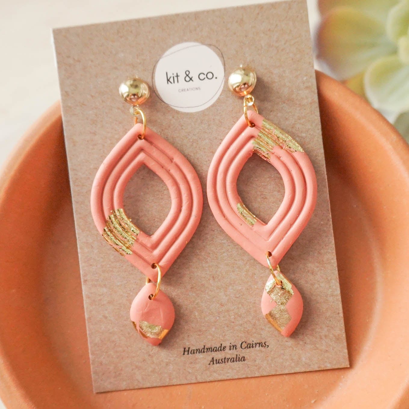 kitandco.com.au Cutter "Carrie" Imprint Dangle with Donut