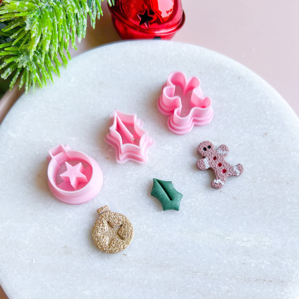 kitandco.com.au Cutter Christmas Stud Set - Bauble