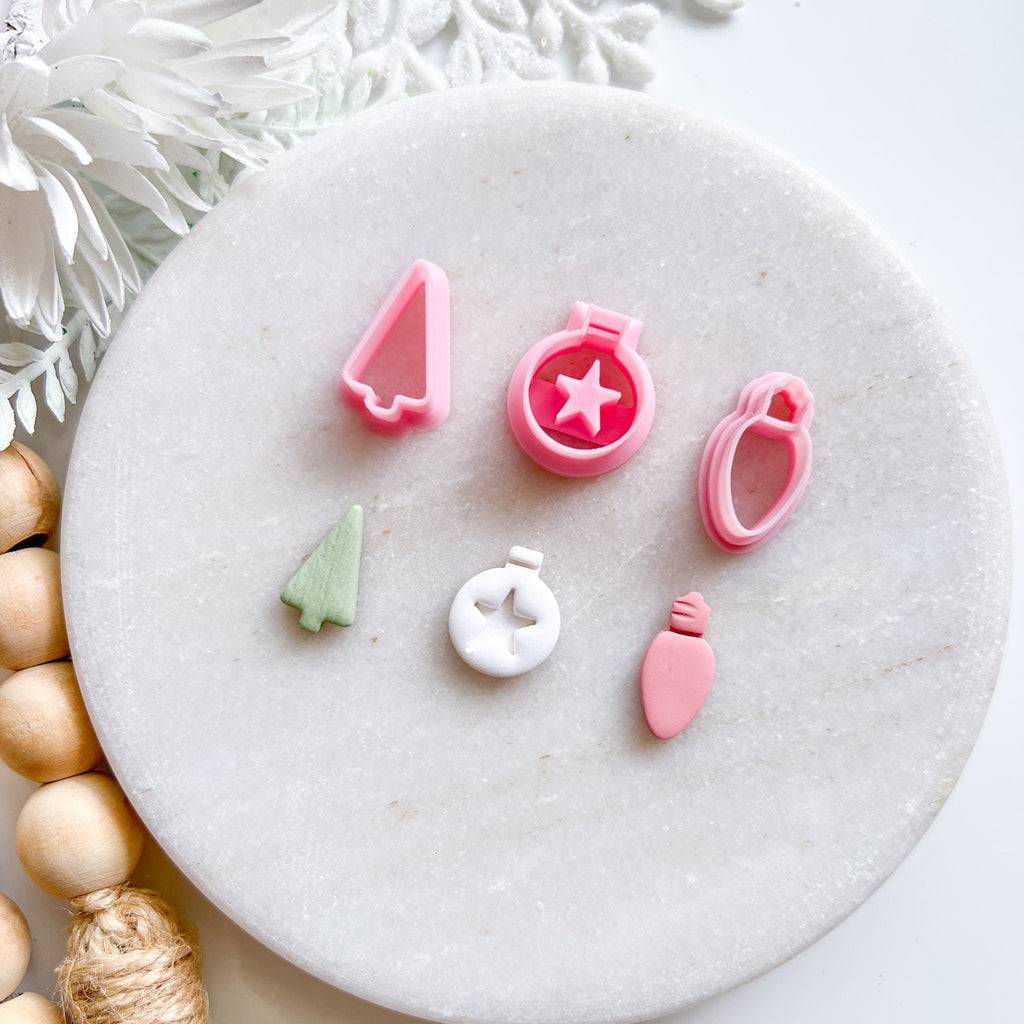 kitandco.com.au Cutter Christmas Stud Set - Skandi Tree