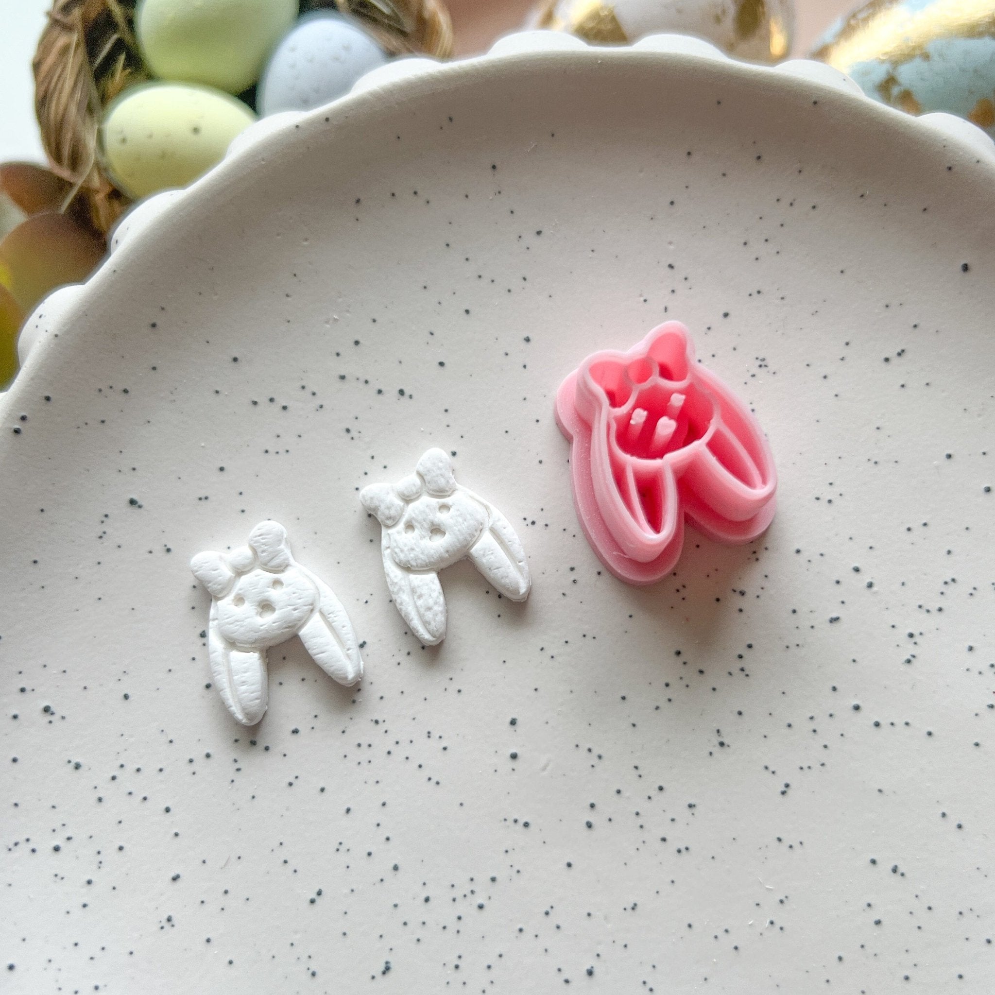 Cute Bunny with Bow Stud Cutter - Kit & Co.Cutter
