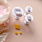 kitandco.com.au Cutter Diamond Push Cutter Set (3 pcs)