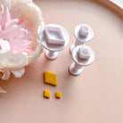 kitandco.com.au Cutter Diamond Push Cutter Set (3 pcs)