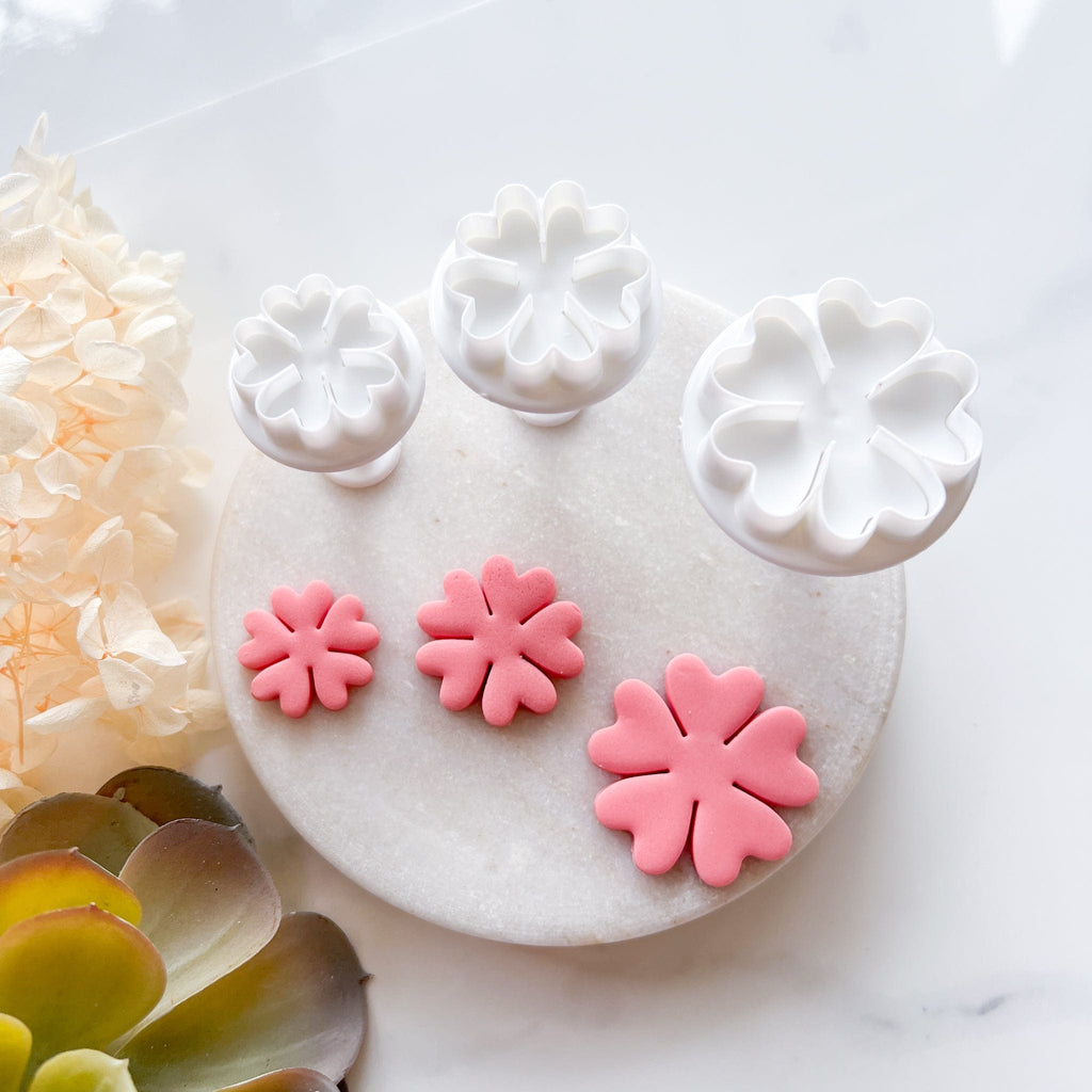 kitandco.com.au Cutter Flower #3 Push Cutter (3 pcs)