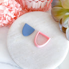 kitandco.com.au Cutter Half Oval Dangle - Clay Cutter