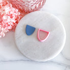 kitandco.com.au Cutter Half Oval Dangle - Clay Cutter