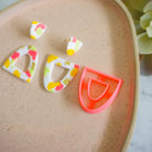 kitandco.com.au Cutter "Half Oval with Donut" - Clay Cutter