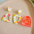 kitandco.com.au Cutter "Half Oval with Donut" - Clay Cutter