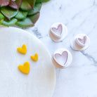 kitandco.com.au Cutter Heart Push Cutter Set (3 pcs)