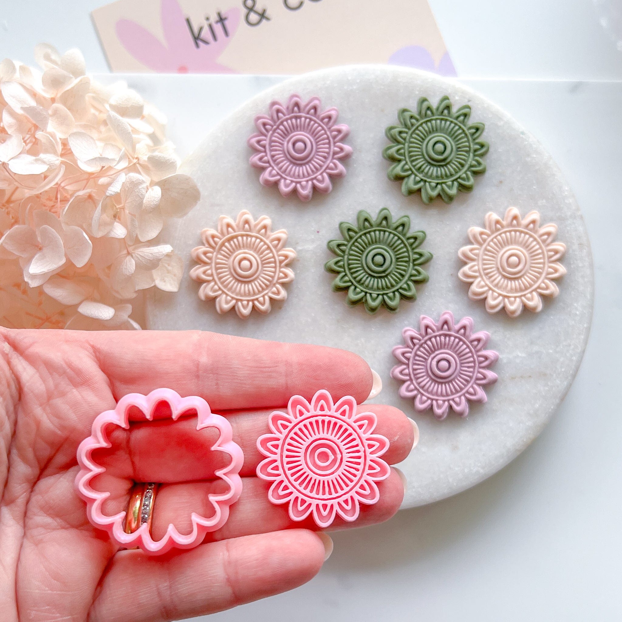kitandco.com.au Cutter "Mandala Flower" - Clay Cutter