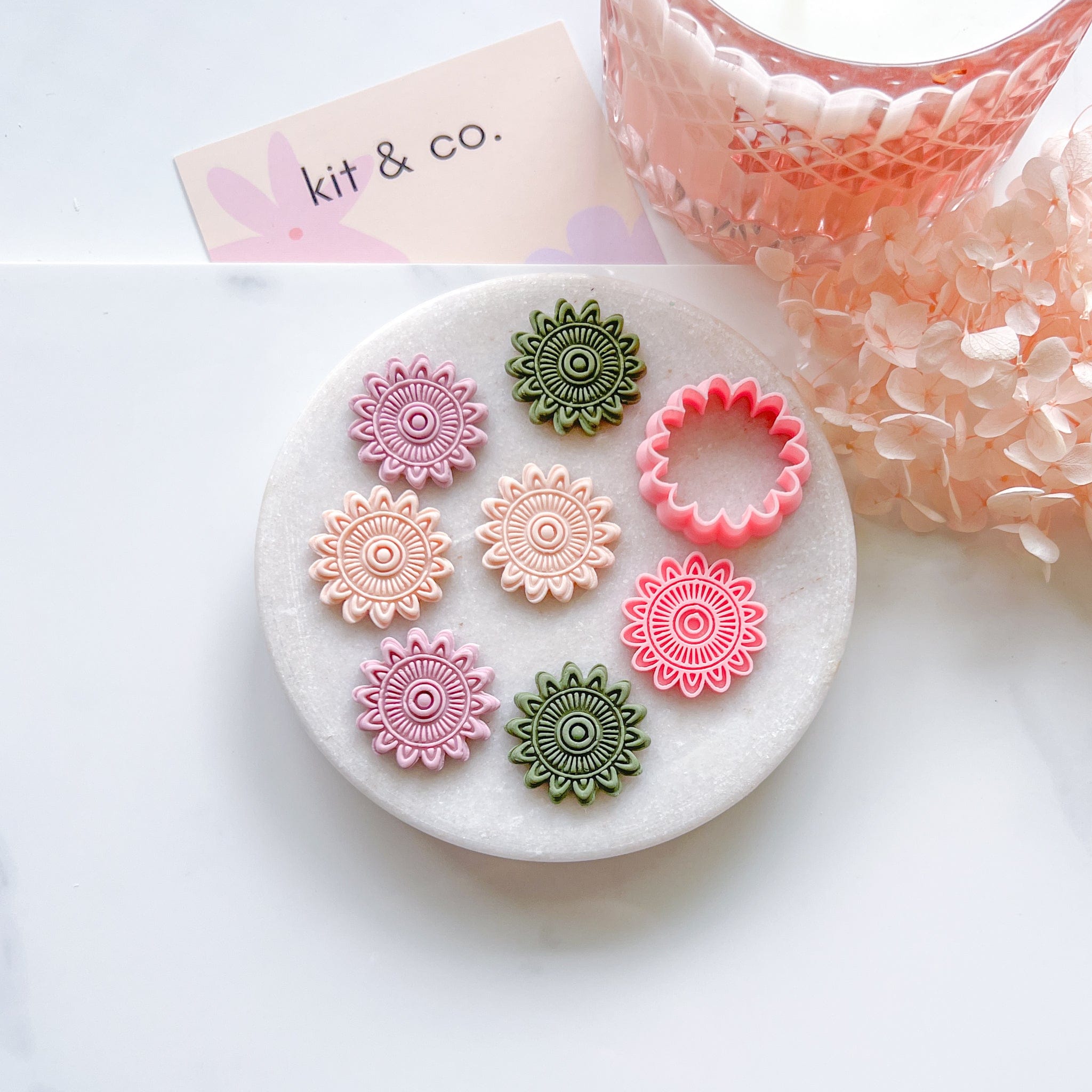 kitandco.com.au Cutter "Mandala Flower" - Clay Cutter