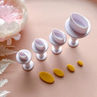 kitandco.com.au Cutter Oval Push Cutter Set (4 pcs)