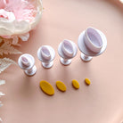 kitandco.com.au Cutter Oval Push Cutter Set (4 pcs)