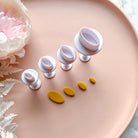 kitandco.com.au Cutter Oval Push Cutter Set (4 pcs)