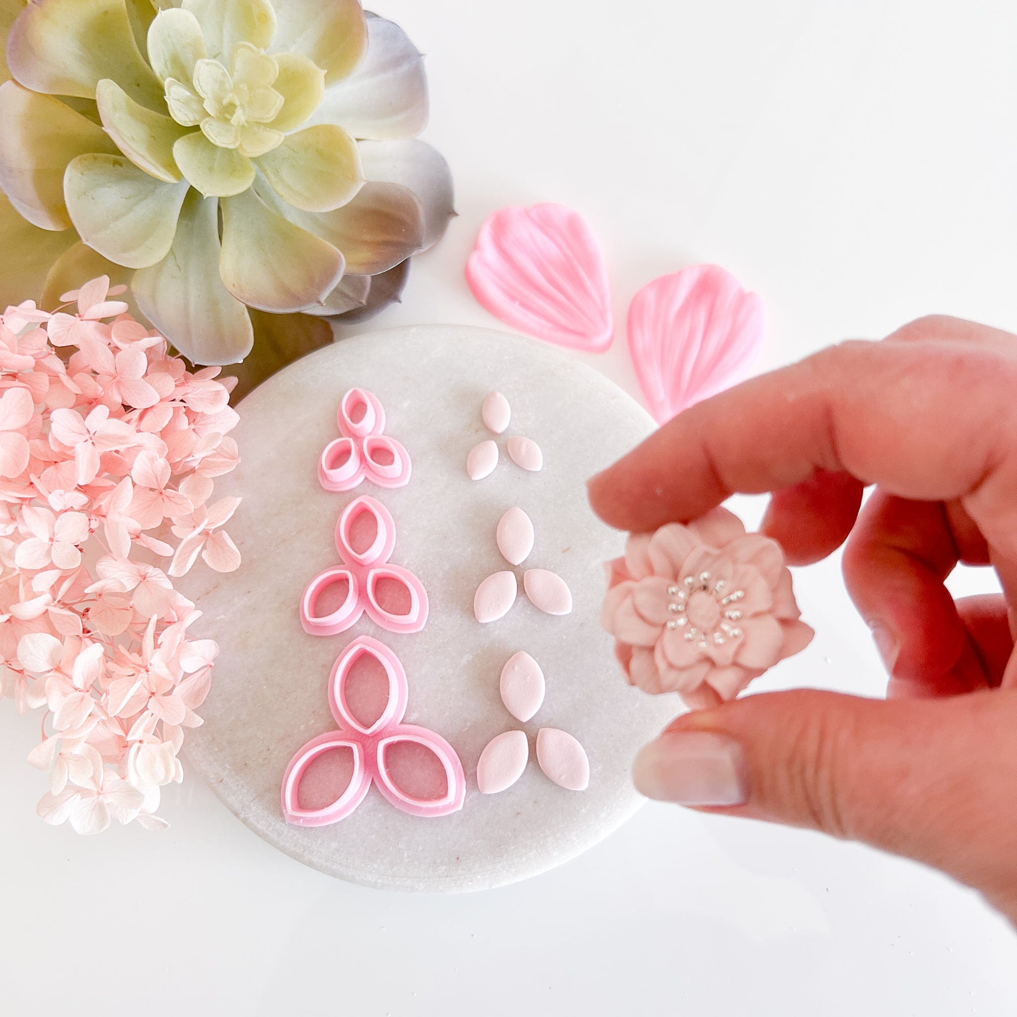 kitandco.com.au Cutter Petal Cutter Set (3pcs) - Pointed Petal