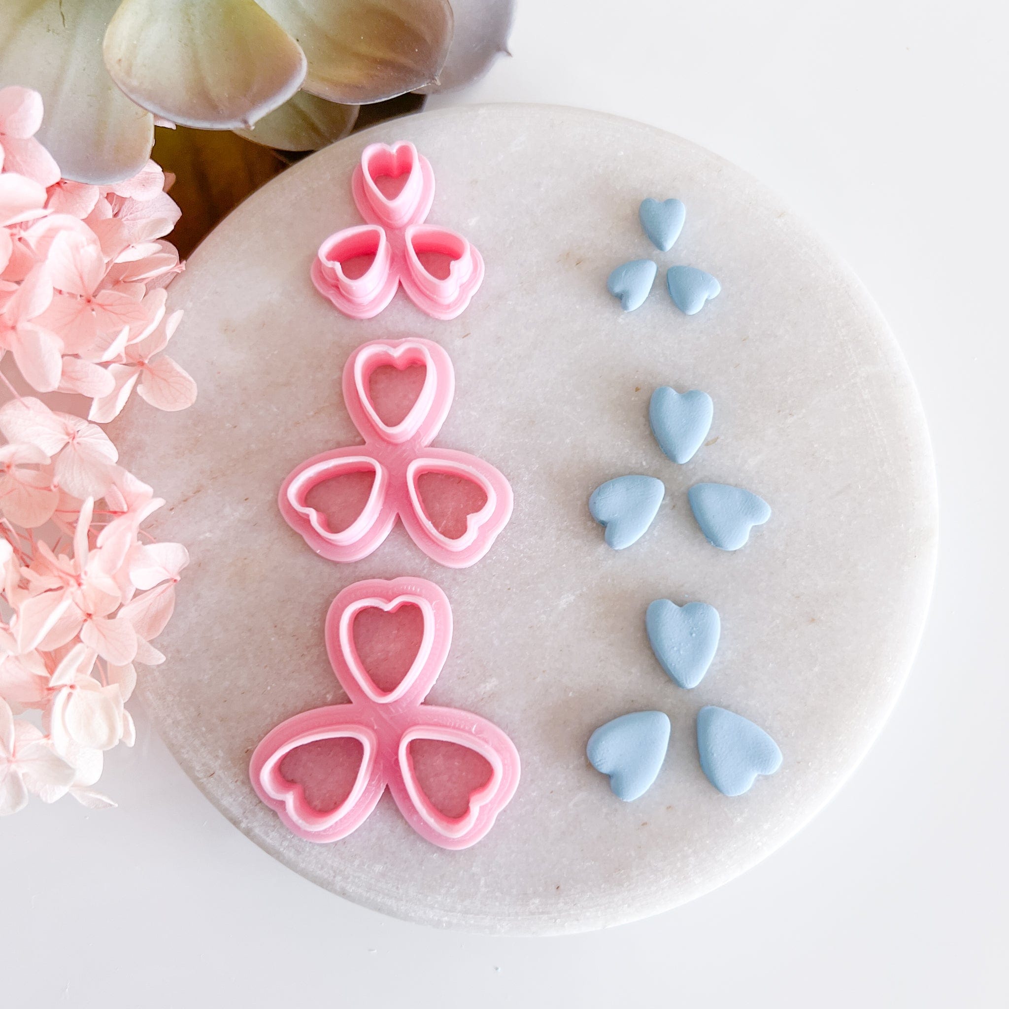 kitandco.com.au Cutter Petal Cutter Set (3pcs) - Rose Petal
