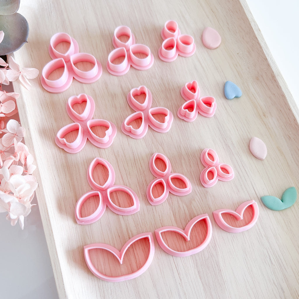 kitandco.com.au Cutter Petal Cutter Set (3pcs) - Teardrop Petal