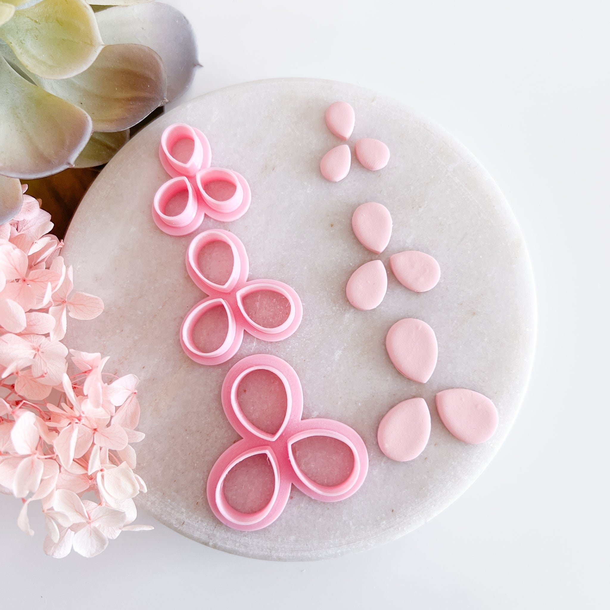 kitandco.com.au Cutter Petal Cutter Set (3pcs) - Teardrop Petal