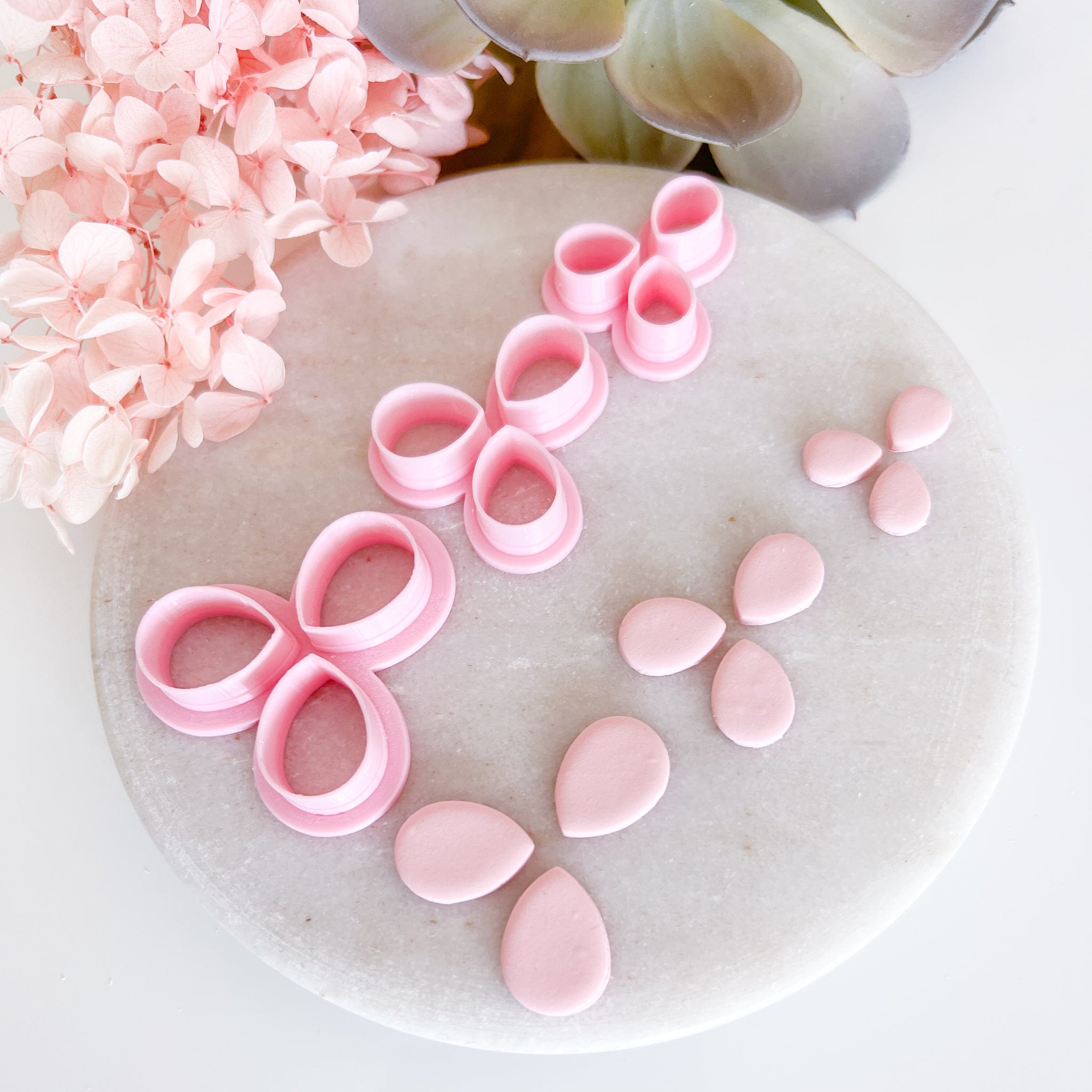 kitandco.com.au Cutter Petal Cutter Set (3pcs) - Teardrop Petal