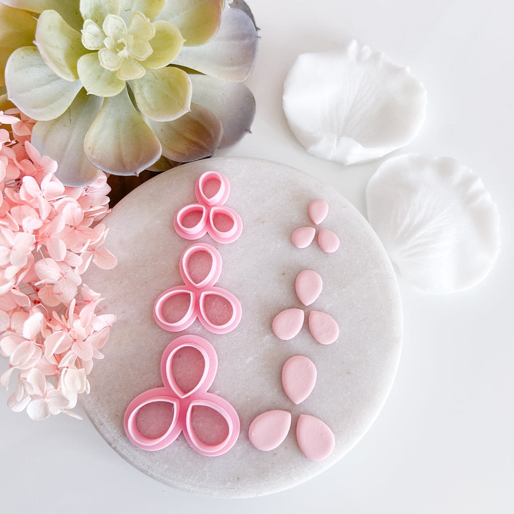 kitandco.com.au Cutter Petal Cutter Set (3pcs) - Teardrop Petal